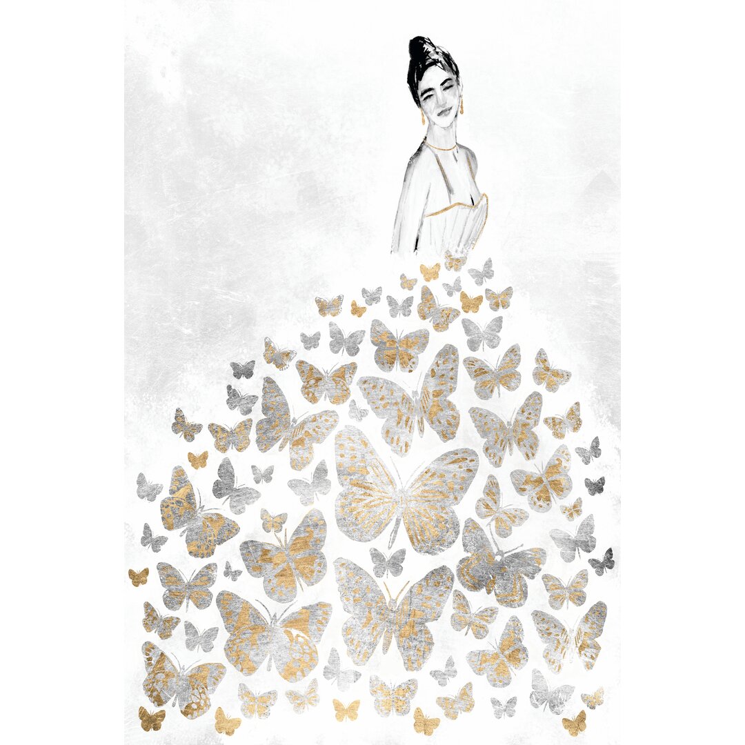 Leinwandbild Fluttering Gown I von Annie Warren