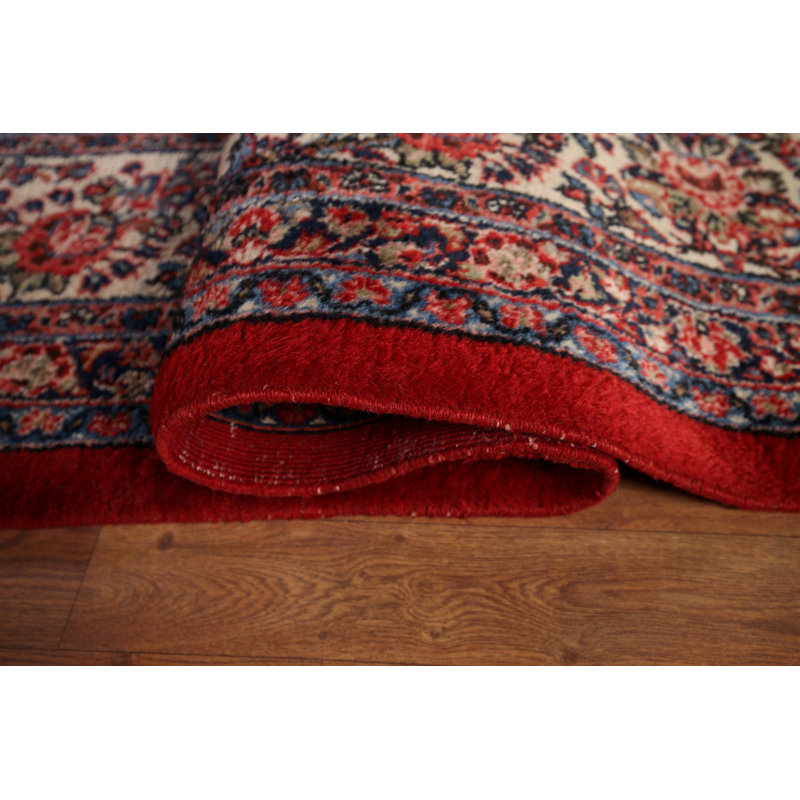 Grand tapis traditionnel rétro floral 17 pi 11 po x 8 pi 11 po