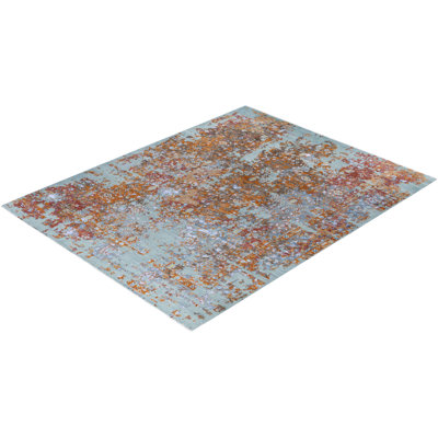 Overdyed One-of-a-Kind 8' 1" X 10' 4" Hand Knotted Area Rug