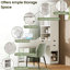 Bureau de maquillage avec miroir et station de charge