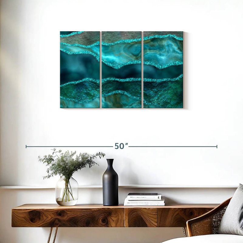 Marbre Avery Oceanblue Luxury, H 20 po x l 33 po
