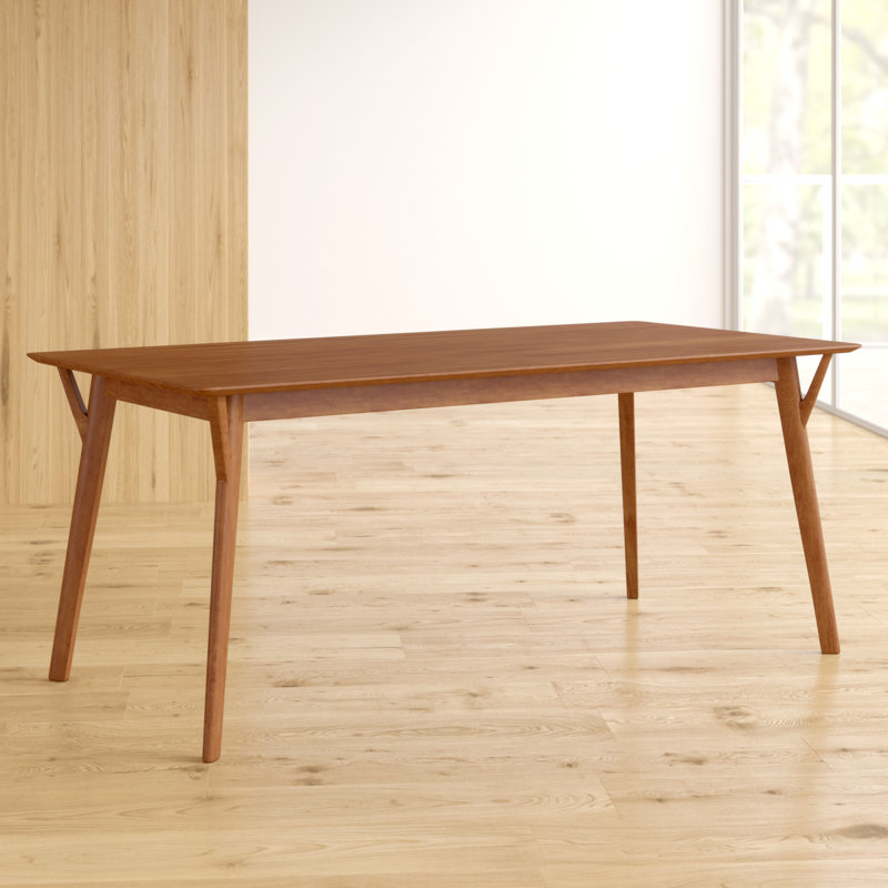 Table de salle à manger en bois de 71 po Evanston, Noyer