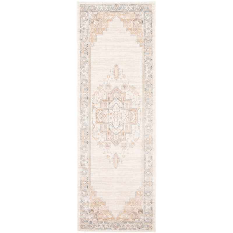 Katie Ivory Rug, Runner 2'8" x 8'2"