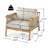 Outdoor Club Chair For Patio Garden Backyard Outdoor Space
