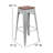 Seitz Iron Outdoor Stool-1185908905-1185908900