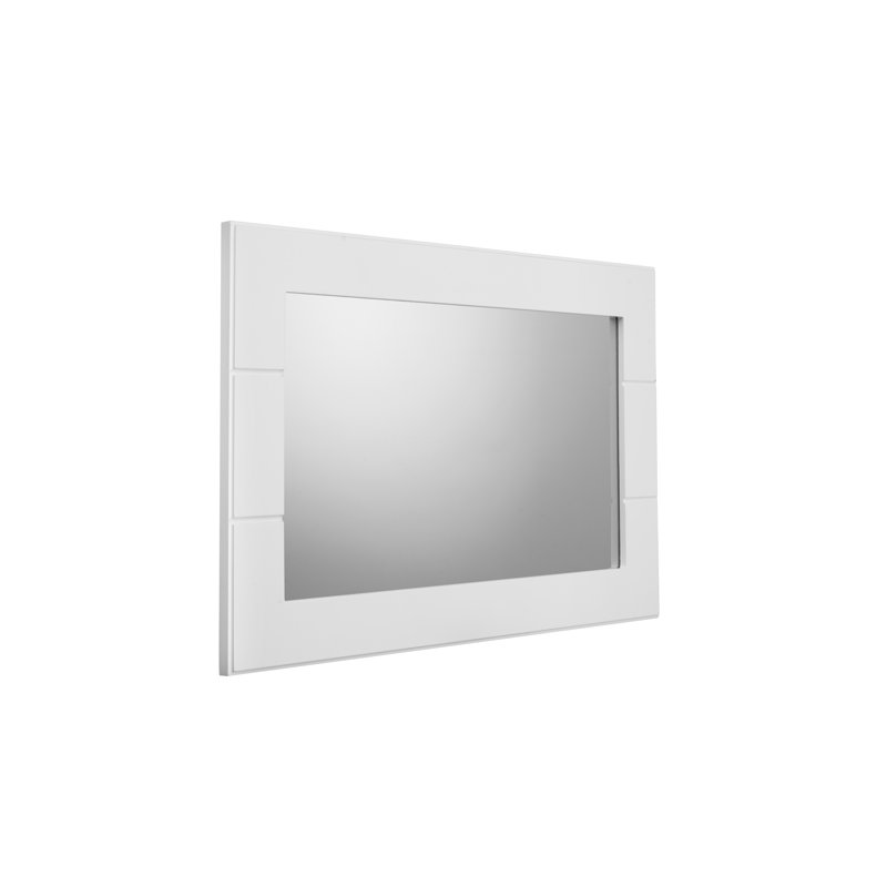 Portland Wood Flat Wall Mirror