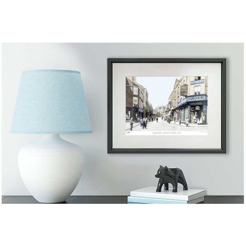 Ormskirk, Church Street 1894 - Single Picture Frame Print, 40cm H x 50cm W x 2.3cm D