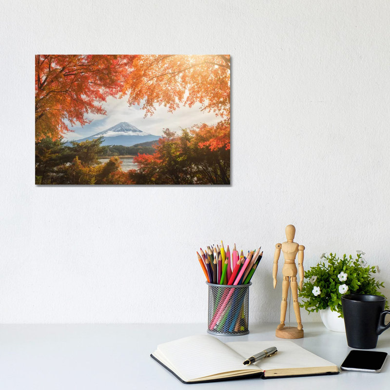 Autumn In Japan XIII by Daniel Kordan - Print on Canvas, Wrapped Canvas, 20.32 cm H x 30.48 cm W