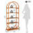 Versatile Display Rack,5-Tier Bookshelf,Compact Arched Bookcase