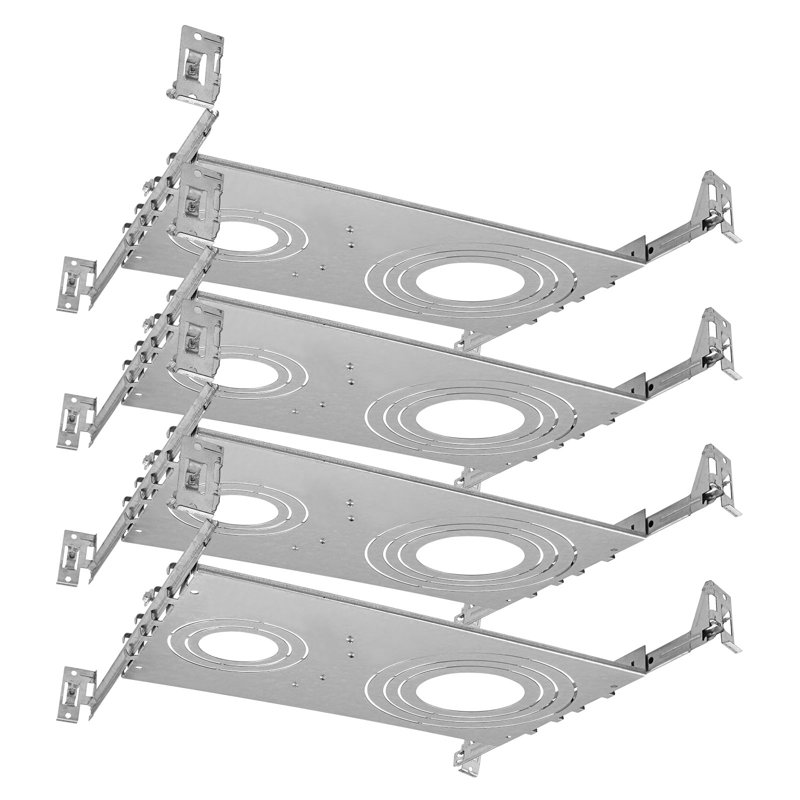 Ensemble de 4 plaques de montage extensibles Luxrit