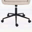 Chaise de bureau ergonomique avec accoudoirs réglables à 5 vitesses et roues-1350454220