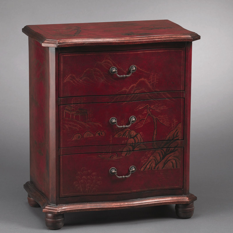 Commode 3 tiroirs Oriental