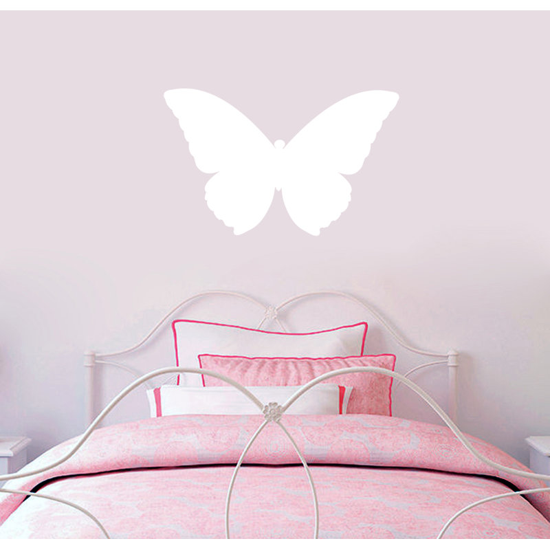 Adhésif décoratif papillon, Blanc