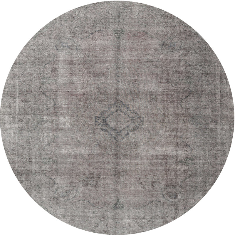 Ahtsham Oriental Indoor Rug, Round 5'