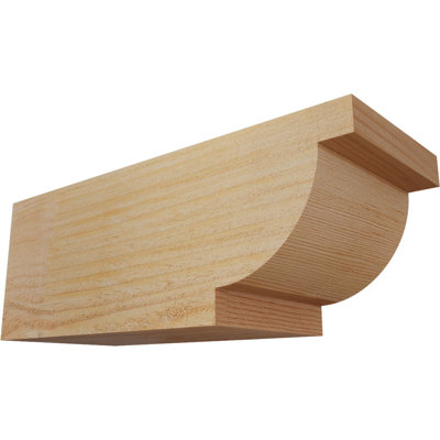 6"W x 6"H x 16"L Alpine Rough Sawn Rafter Tail, Douglas Fir
