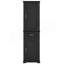 Grande armoire de rangement pour salle de bain, armoire de rangement autoportante avec deux portes de taille différente et tablette réglable-118020185