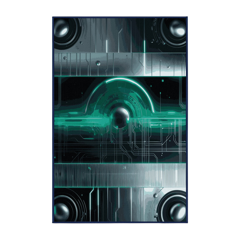 Hypernova Burst Rug, Rectangle 6' x 9'