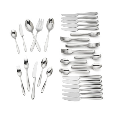 65 Piece 18/10 Stainless Steel Flatware Set