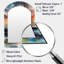 Honeymoon Tropical Paradise II - miroir mural asymétrique de plage, miroir décoratif à arche orange, impression d'art en métal-1504470304