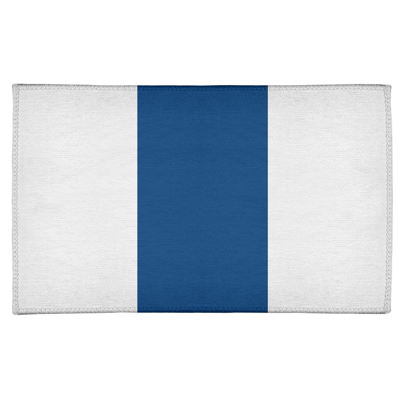 Tapis bleu tampa bay national hockey rayures, Rectangle 8 pi x 10 pi