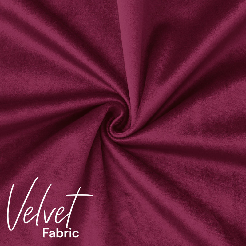 Plain Velvet Cushion Cover-(Pack of 4), Red