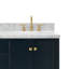 Meuble-lavabo double autoportant 67 po avec plateau en marbre Cambridge-132355252-90865108
