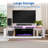 Kymberlyn High Gloss Fireplace TV Stand For 75" TV with Charging Station-591636032