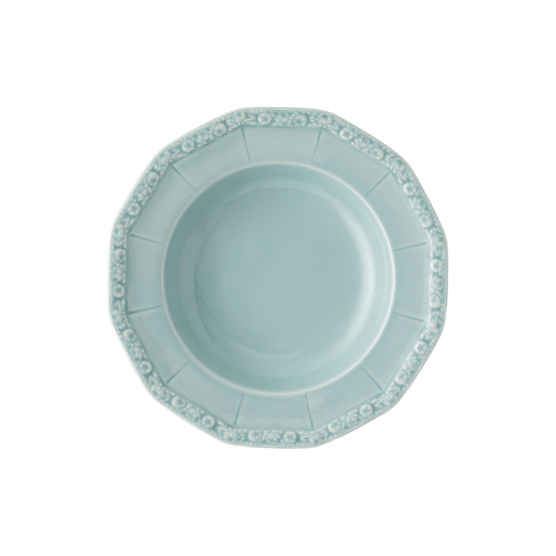 Maria Porcelain Serving Bowl, Pale Mint