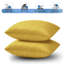 Plain Velvet Cushion Cover-(Pack of 4)-1643677850