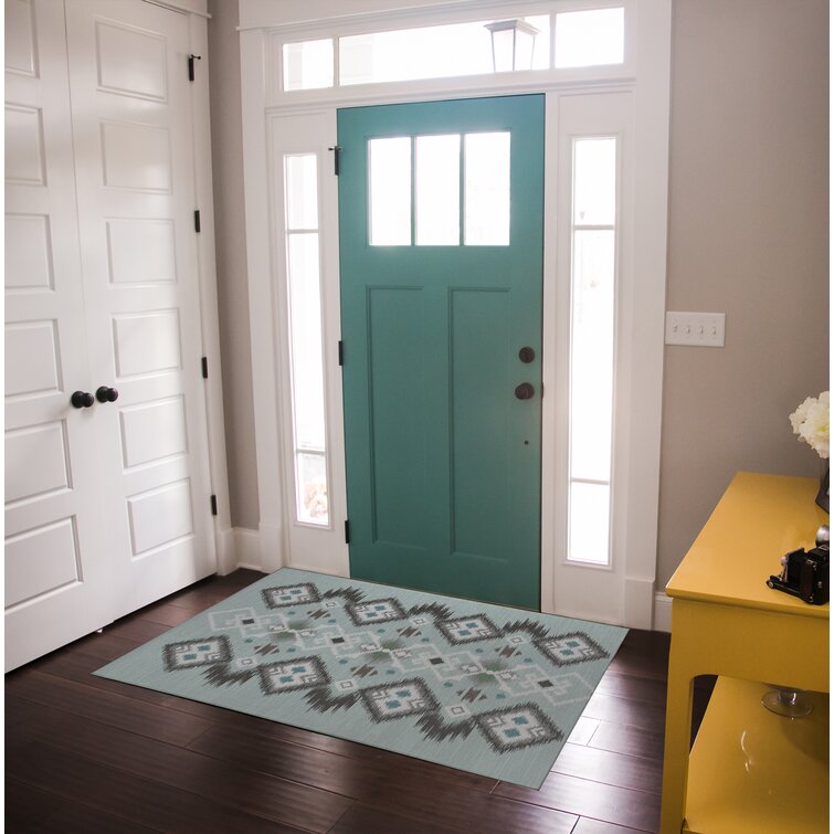 Suzanna Indoor Door Mat Mistana Mat Size: 36 W x 60 L, Color: Gray