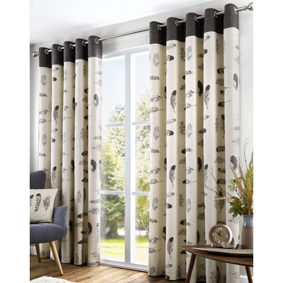 Cotton Room Darkening Curtain Pair