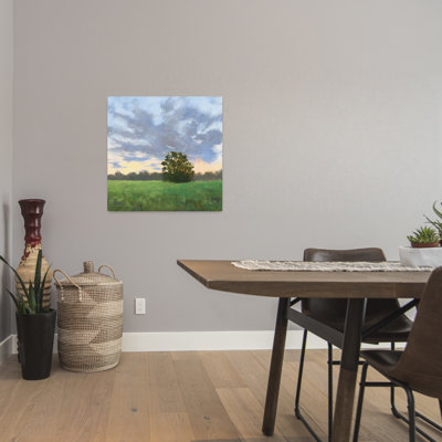 Contemporary Art Abstract Contemporary Landscape Sunset Art 1 Piece Wrapped Canvas Wall Art