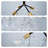 4-Head + 12 Glass Ball Chandelier 23.6'' (E26 Bulbs Included)