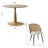 4 - Person Dining Table Sets With Round Table & 4 Upholstered Chairs