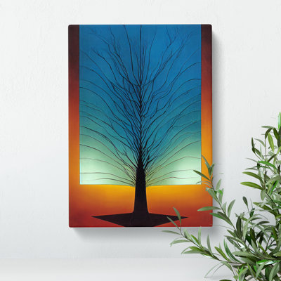 Abstract Tree Painting No.2 - Wrapped Canvas