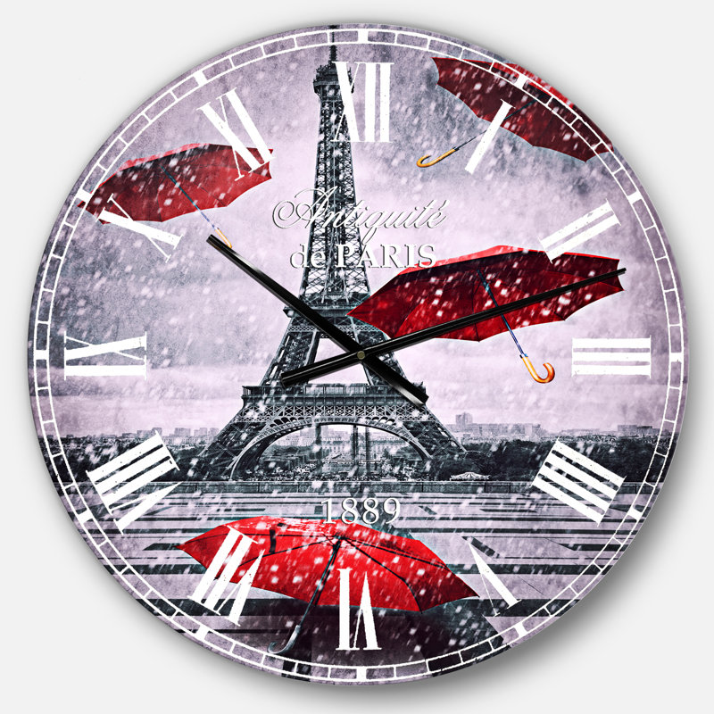 Horloge murale industrielle, Moyen