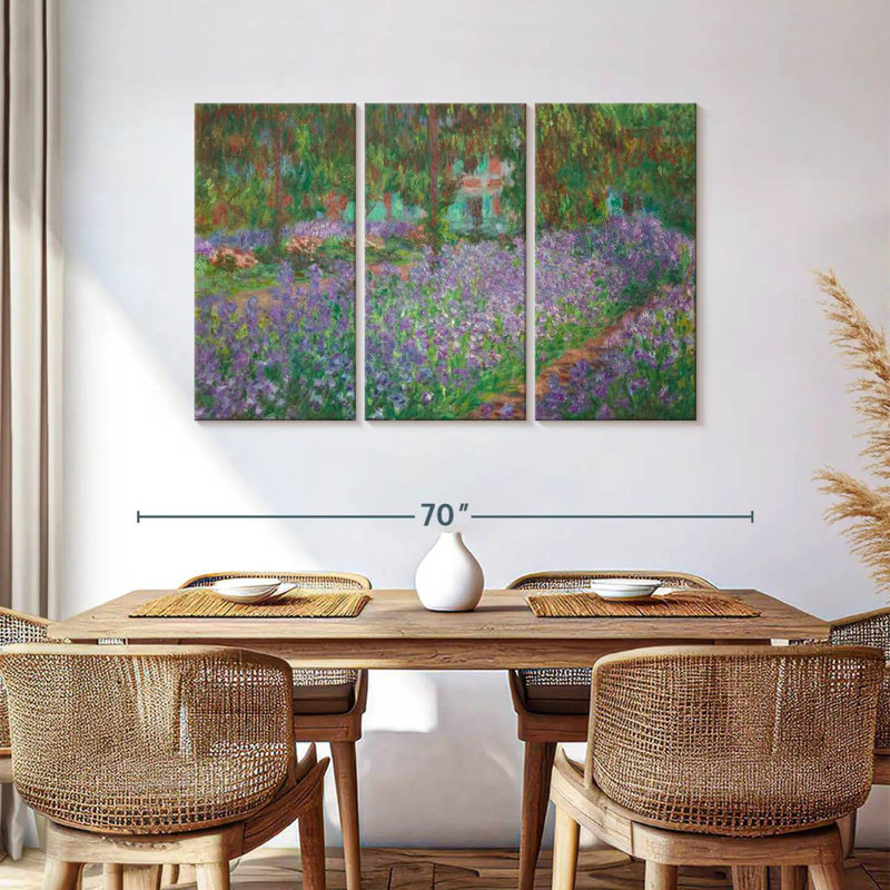Senne, jardin de l'artiste à Giverny, 1900, H 36 po x l 57 po