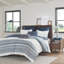 King/ King Cotton Duvet Cover With Tufting - Style, Print, Taupe Solid Back, Washable Chenille , Reverse, Corner Tie-125166412-125166414