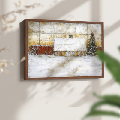 Chirstmas Art-CLXIII -Framed Print - Restickable