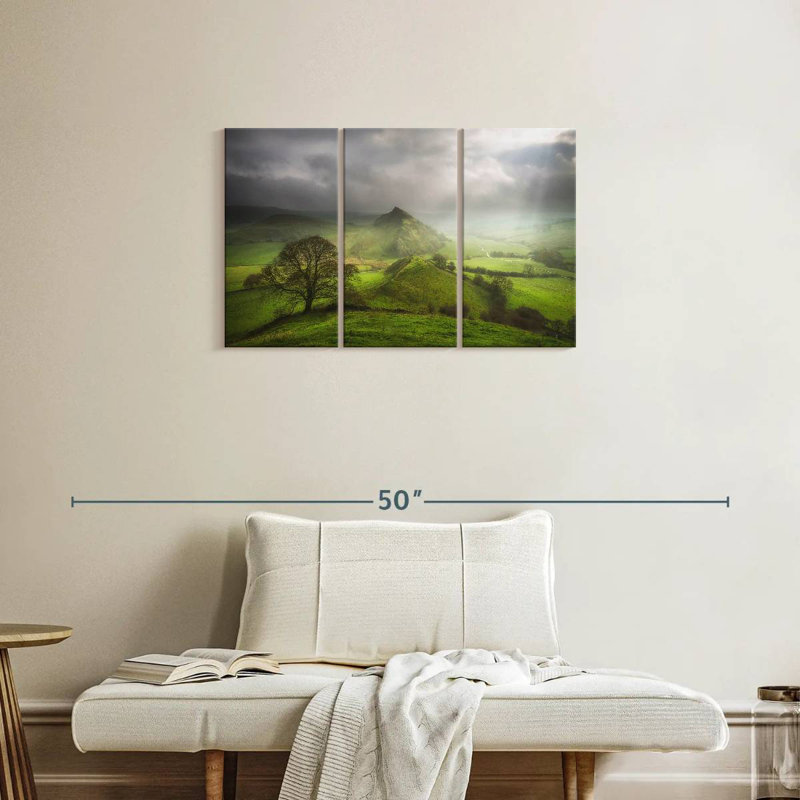 Alvord Dusky Green Fields, 20" H x 33" W