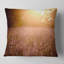 Coussin coucher de soleil blanc à motif floral-30721646-30721650