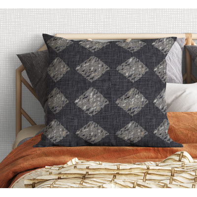 Geometric Outdoor Reversible Throw Pillow