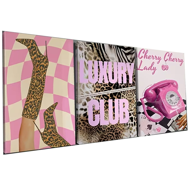 3 Piece Wrapped Canvas Wall Art, 45 cm H x 90 cm W