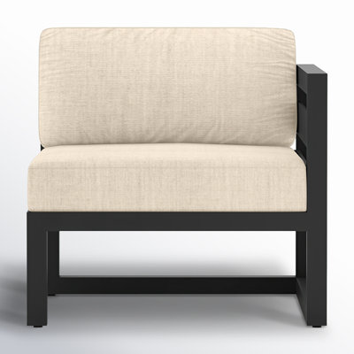 Smith Outdoor One Arm Lounge Chair with Sunbrella Cushions