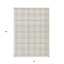 Tapis d'intérieur lavable à carreaux beige ivoire 3 pi x 5 pi-125213664