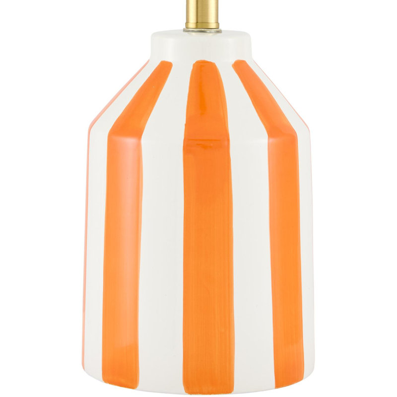 Samoti Table Lamp, Orange/White