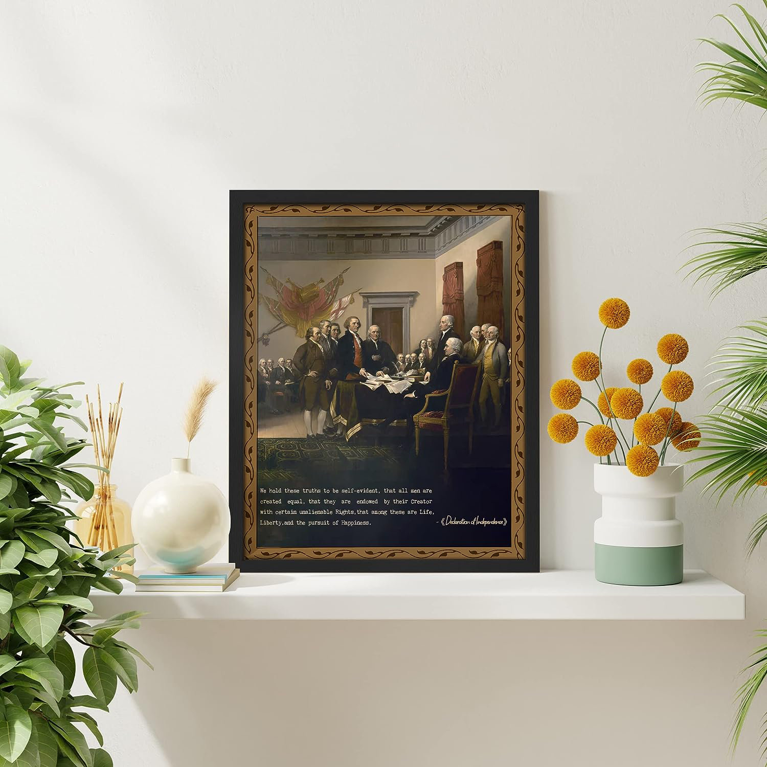 SIGNLEADER Declaration Of Independence Framed Print | Wayfair