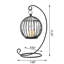 11'' H Metal Tabletop Lantern-462474724