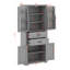 Armoire de rangement avec espace de rangement multifonctionnel, 2 tiroirs avec glissières, tablette réglable-119691736