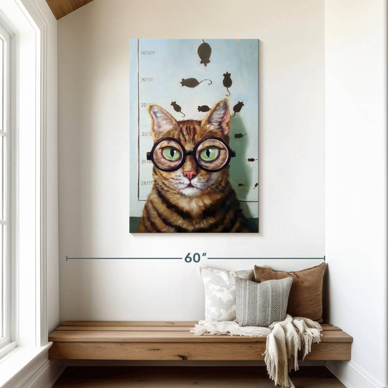 Examen des yeux Ketti Feline, H 45 po x l 30 po